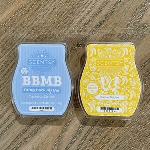 Scentsy Coconut Cotton and Coconut Daiquiri Bars